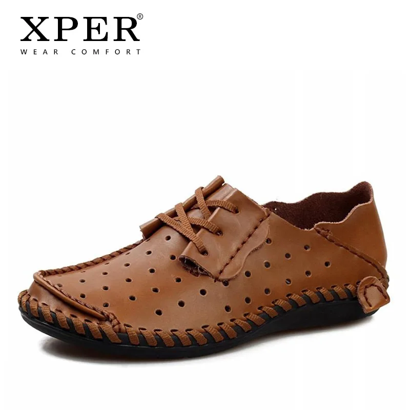 XPER Brand Men Loafer Breathable Anti-slip Lace-up Leather Casual Shoes Male Handmade Driving Footwear Black Fisherman #XP041
XPER Brand Men Loafer Breathable Anti-slip Lace-up Leather Casual Shoes Male Handmade Driving Footwear Black Fisherman #XP041