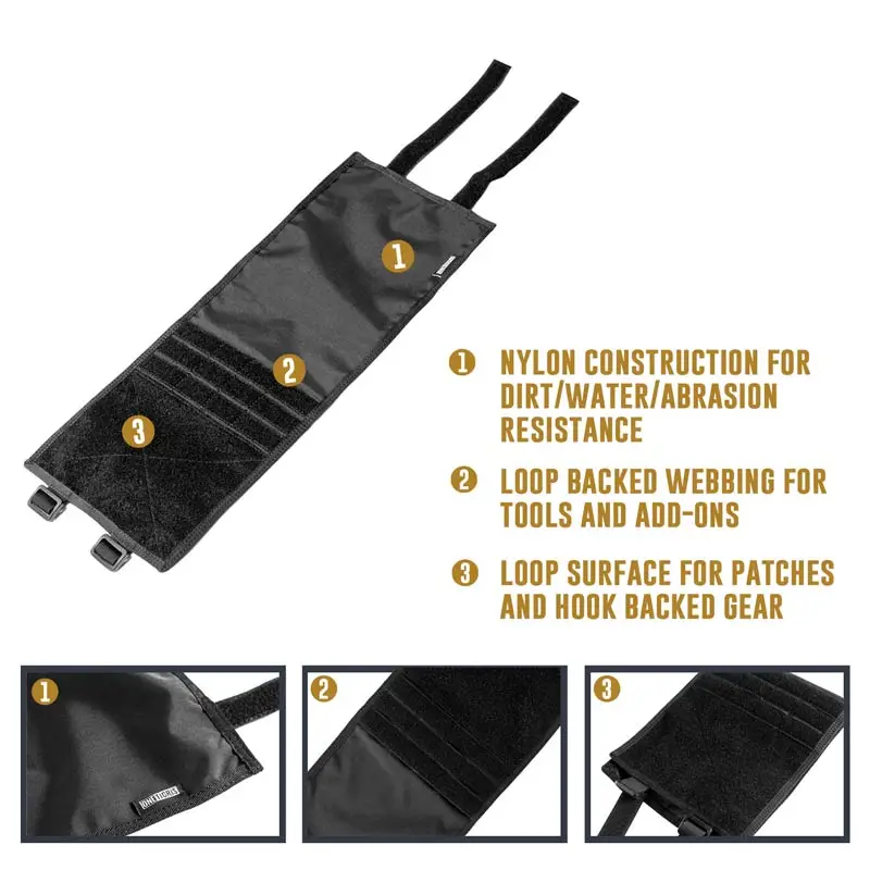 OneTigris Car Use MOLLE Headrest Cover Panel Mount Perfect Place To Attach Hook And Loop Pouches To Store Multi-tool Flashlight
OneTigris Car Use MOLLE Headrest Cover Panel Mount Perfect Place To Attach Hook And Loop Pouches To Store Multi-tool Flashlight