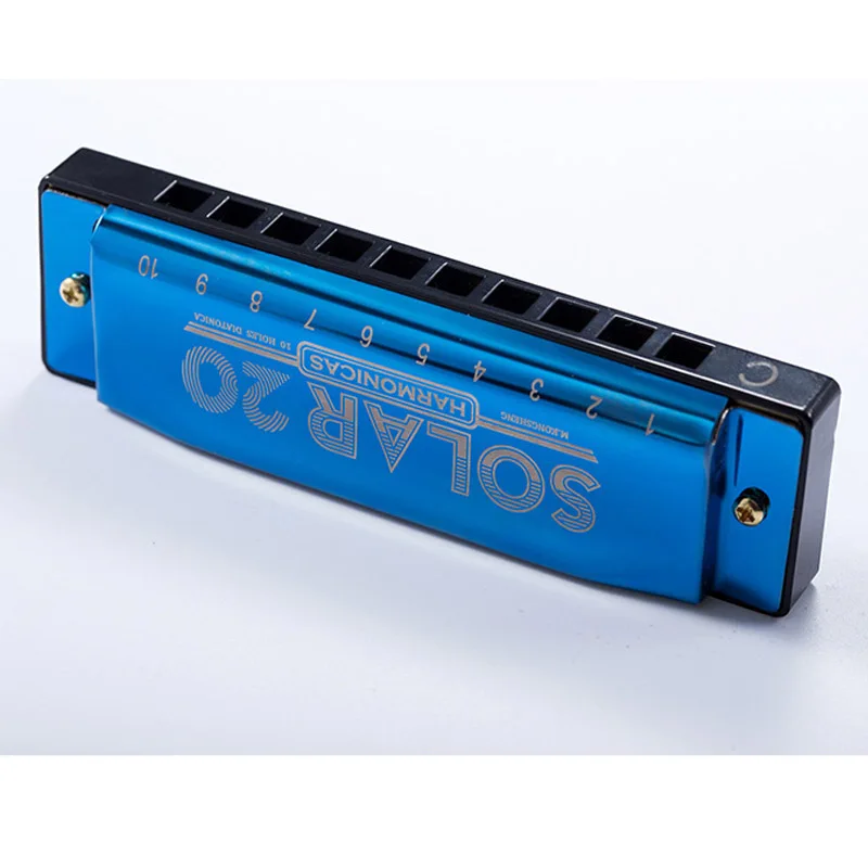 KONGSHENG 10 Holes Harmonica Diatonic Blues Harp Mouth Organ Key of C Reed Musical Instrument for Beginner Black Golden Blue
KONGSHENG 10 Holes Harmonica Diatonic Blues Harp Mouth Organ Key of C Reed Musical Instrument for Beginner Black Golden Blue