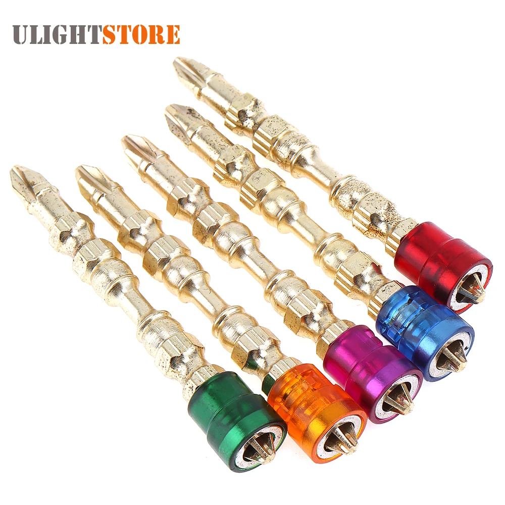 5pcs/lot 65mm 1/4" Hex Shank Strong Magnetic Screwdriver Bits Titanium Screw Driver Color Cross Screwdriver Head Set Hand Tools
5pcs/lot 65mm 1/4" Hex Shank Strong Magnetic Screwdriver Bits Titanium Screw Driver Color Cross Screwdriver Head Set Hand Tools