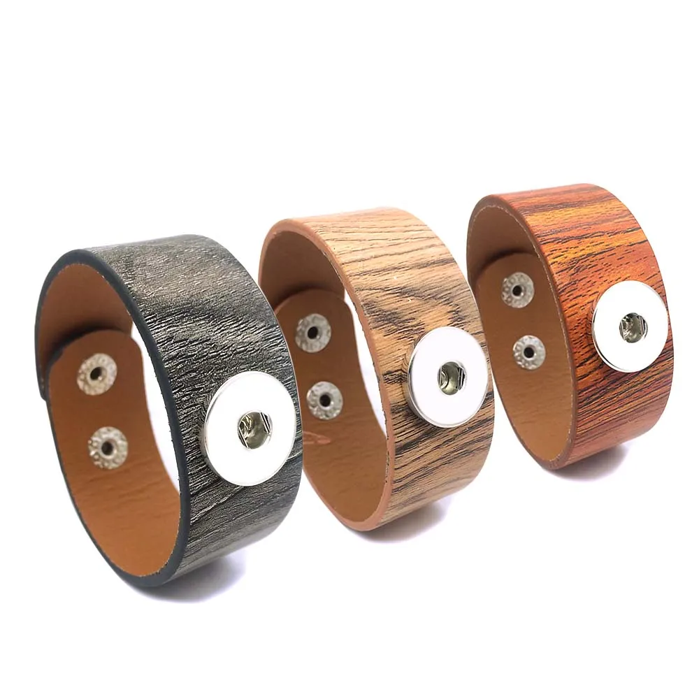 New Wood Grain 261 really Genuine Leather Retro Interchangeable Bracelet 18mm Snap Button Charm Jewelry For Women Gift
New Wood Grain 261 really Genuine Leather Retro Interchangeable Bracelet 18mm Snap Button Charm Jewelry For Women Gift