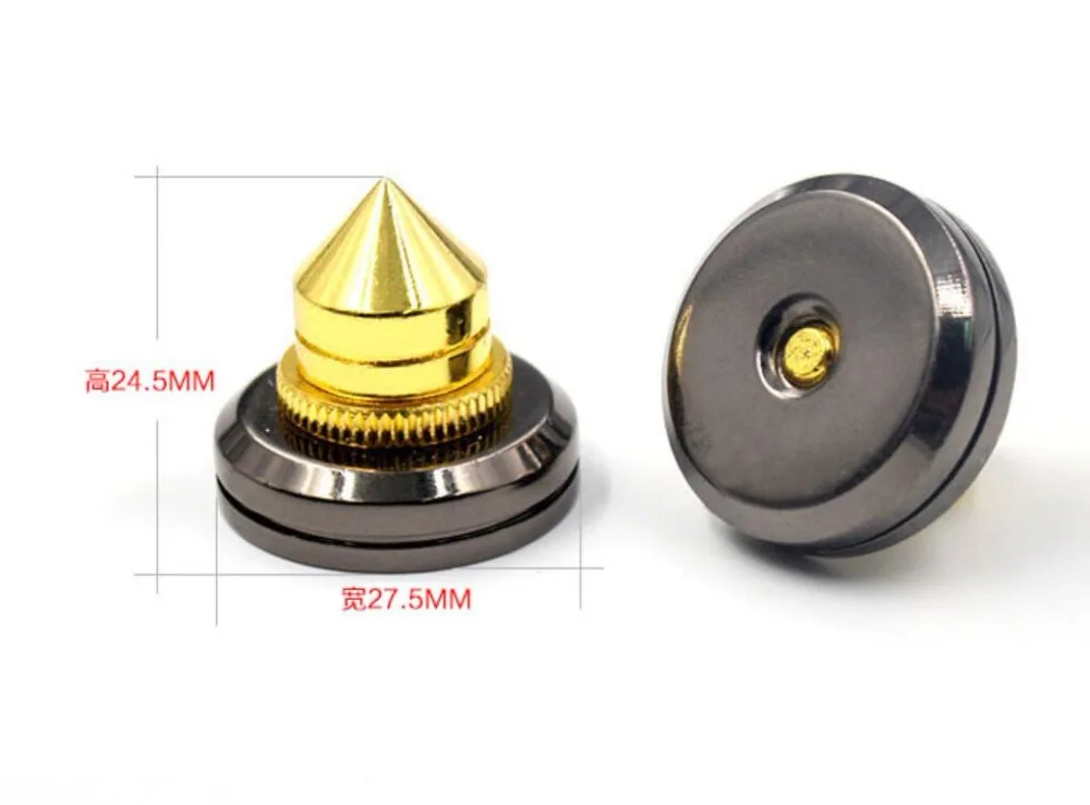 Hi-End 4sets 28mm Speaker Copper Spike Isolation Shockproof Stand Feet Speaker Base Pads Amp HiFi
Hi-End 4sets 28mm Speaker Copper Spike Isolation Shockproof Stand Feet Speaker Base Pads Amp HiFi