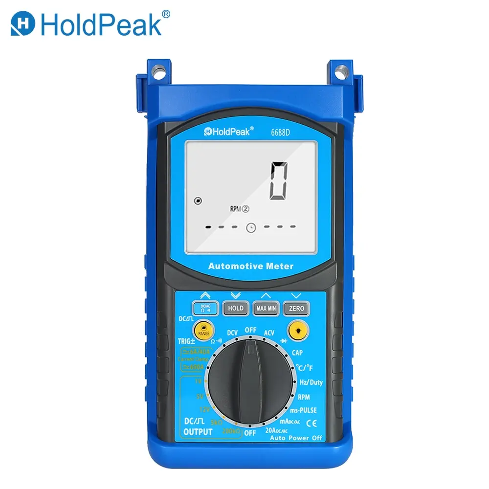 KKMOON HP-6688D Цифровой Автомобильный анализатор двигателя мультиметр 1000 в 20A