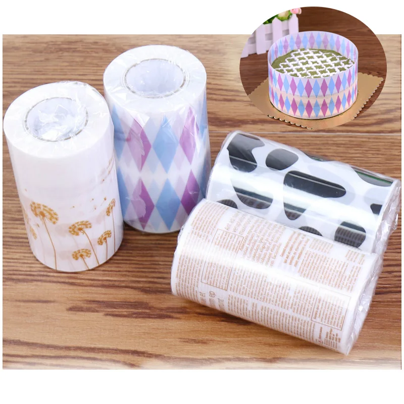 1pcs 10M Multiple Graphics Mousse Surrounding Edge Wrapping Tape For Baking Cake Collar Roll Packaging DIY Cake Decorating Tools
1pcs 10M Multiple Graphics Mousse Surrounding Edge Wrapping Tape For Baking Cake Collar Roll Packaging DIY Cake Decorating Tools