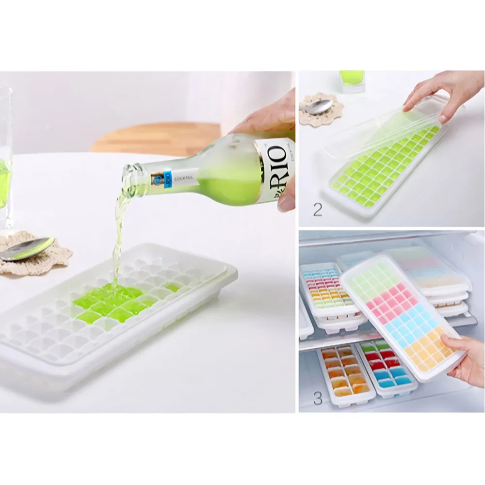 Ice Cube Trays with Lids,DIY Ice Cube Mold- Keep Whiskey Cocktails Drinks Juice Chilled,Easy-Release and Stackable,with Cover
Ice Cube Trays with Lids,DIY Ice Cube Mold- Keep Whiskey Cocktails Drinks Juice Chilled,Easy-Release and Stackable,with Cover