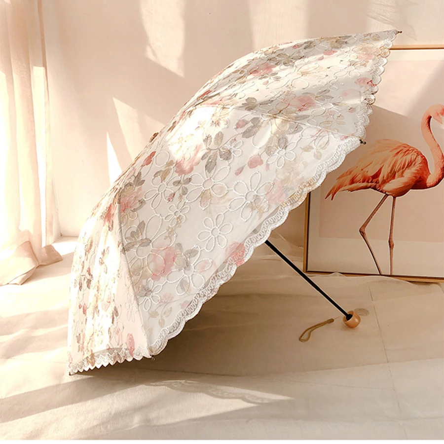 Lace Flower Umbrella Parasol Wedding Cute Luxury Umbrellas Strong Small Lightweight Maleta Maquiagem Umbrella Women Rain 40YS103
Lace Flower Umbrella Parasol Wedding Cute Luxury Umbrellas Strong Small Lightweight Maleta Maquiagem Umbrella Women Rain 40YS103