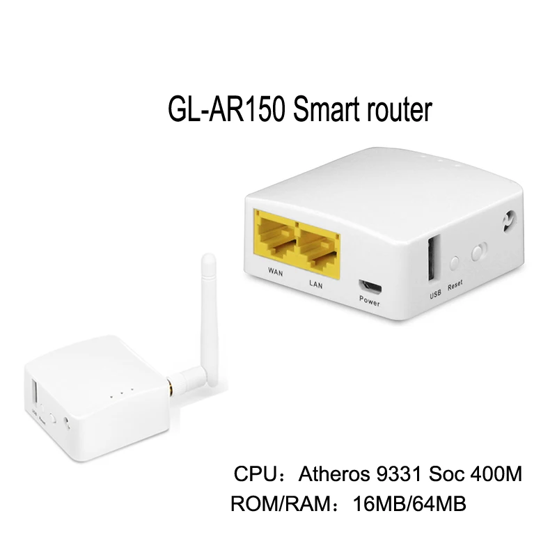 Умный беспроводной Wi Fi маршрутизатор 150 Мбит/с ретранслятор прошивка OPENWRT внешняя