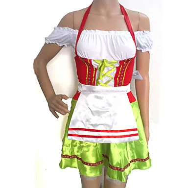 Green Wench Beer Maid Uniform Women's Oktoberfest Darling Cosplay Costume
