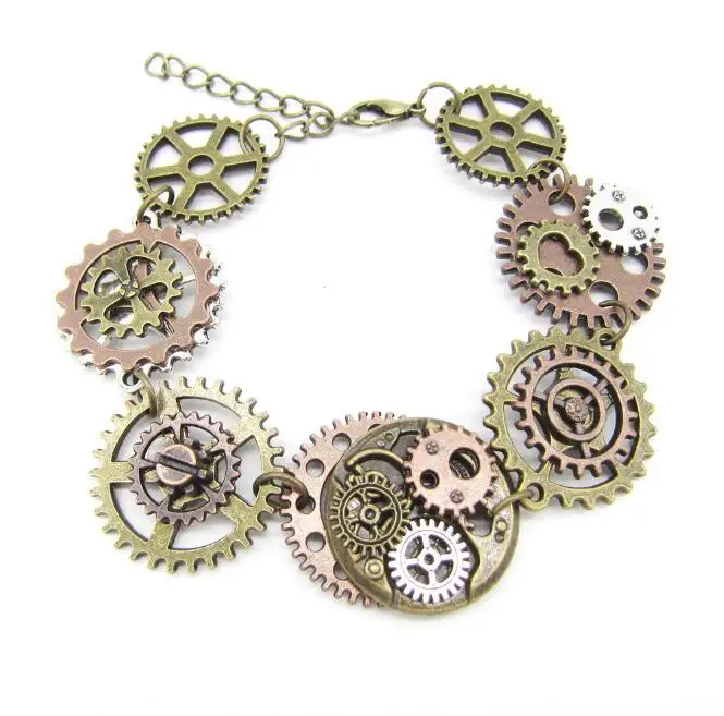 1pcs Cykopv Original Design Multi Gears Nice Combined DIY Gear Mechanism Steampunk Series Movement Bracelet Gear Bracelet T1
1pcs Cykopv Original Design Multi Gears Nice Combined DIY Gear Mechanism Steampunk Series Movement Bracelet Gear Bracelet T1