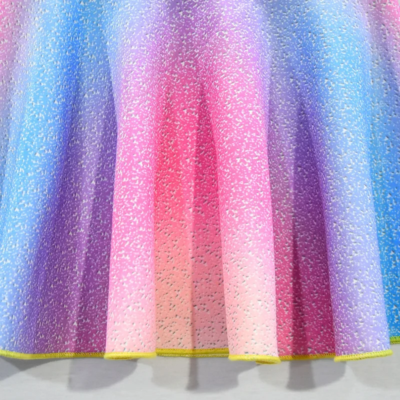 Summer Funny Rainbow Unicorn party dress for girls with bag Lovely face Print Kids dresses for girl baby Dancing ballet Costumes
Summer Funny Rainbow Unicorn party dress for girls with bag Lovely face Print Kids dresses for girl baby Dancing ballet Costumes