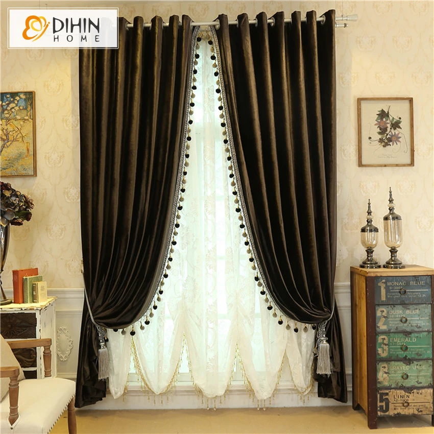 DIHIN HOME Blackout Curtains For Living Room Window Treatment For Bedroom Curtain Drapes (not included bead lace)
DIHIN HOME Blackout Curtains For Living Room Window Treatment For Bedroom Curtain Drapes (not included bead lace)