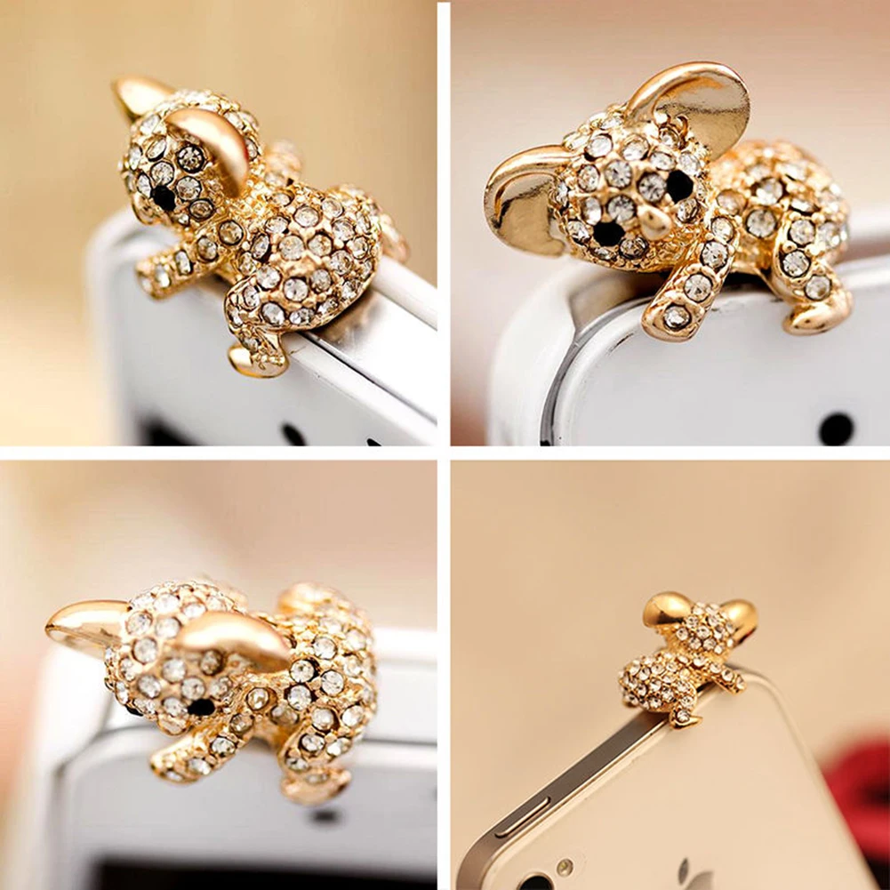 GIAUSA Cute Koala Design Earphone Dust Plug Dustproof Caps Cell Phone Accessories For all 3.5mm | Мобильные телефоны и