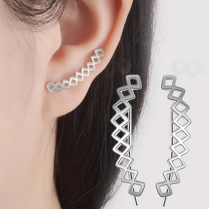 High-quality Fashion Popular 925 Sterling Silver Jewelry Geometric Triangle Simple Ear Hooks Hypoallergenic Dangle Earring SE311
High-quality Fashion Popular 925 Sterling Silver Jewelry Geometric Triangle Simple Ear Hooks Hypoallergenic Dangle Earring SE311
