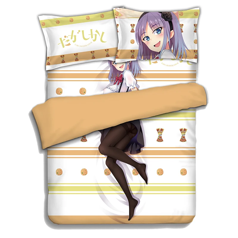 Japanese Anime Dagashi Kashi Shidare Hotaru Bed sheets Bedding Sheet Bedding Sets Bedcover Quilt Cover Pillow Case 4PCS
Japanese Anime Dagashi Kashi Shidare Hotaru Bed sheets Bedding Sheet Bedding Sets Bedcover Quilt Cover Pillow Case 4PCS