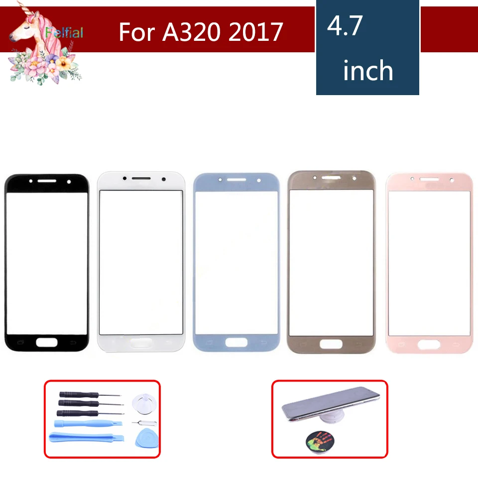 For Samsung Galaxy A3 2017 A320 A320F SM-A320F A320Y Front Outer Glass Lens Touch Screen Panel Replacement
For Samsung Galaxy A3 2017 A320 A320F SM-A320F A320Y Front Outer Glass Lens Touch Screen Panel Replacement
