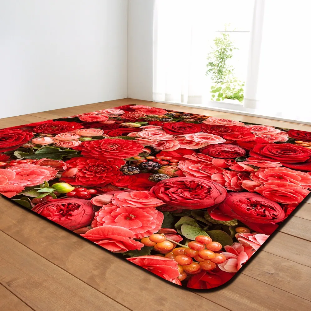 Romantic Rose 3D Floor Area Rugs Big Parlor Carpets Mat Soft Flannel Valentine's Day Home Decorative Living Room Rug and Carpet
Romantic Rose 3D Floor Area Rugs Big Parlor Carpets Mat Soft Flannel Valentine's Day Home Decorative Living Room Rug and Carpet