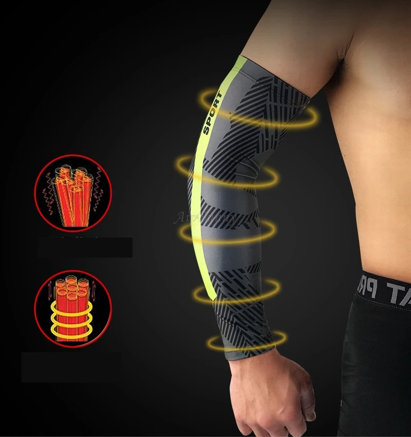 2018 New Sports Safety Elastic Elbow Support Brace Arm Sleeve for Cycling Volleyball Tennis Sweat Absorb Sun UV Prevent
2018 New Sports Safety Elastic Elbow Support Brace Arm Sleeve for Cycling Volleyball Tennis Sweat Absorb Sun UV Prevent