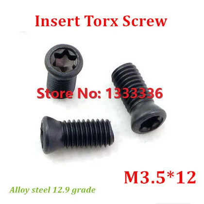 100pcs/lot M3.5*12 Insert Torx Screw Replaces Carbide Inserts CNC Accessories Lathe Tool/Blade Cutter Bar Alloy Steel 12.9
100pcs/lot M3.5*12 Insert Torx Screw Replaces Carbide Inserts CNC Accessories Lathe Tool/Blade Cutter Bar Alloy Steel 12.9