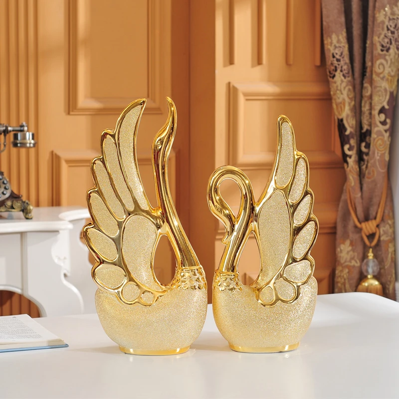 Nordic home decoration accessories ceramic Swan crafts wedding ornament living room bedroom porch decoration ornaments
Nordic home decoration accessories ceramic Swan crafts wedding ornament living room bedroom porch decoration ornaments