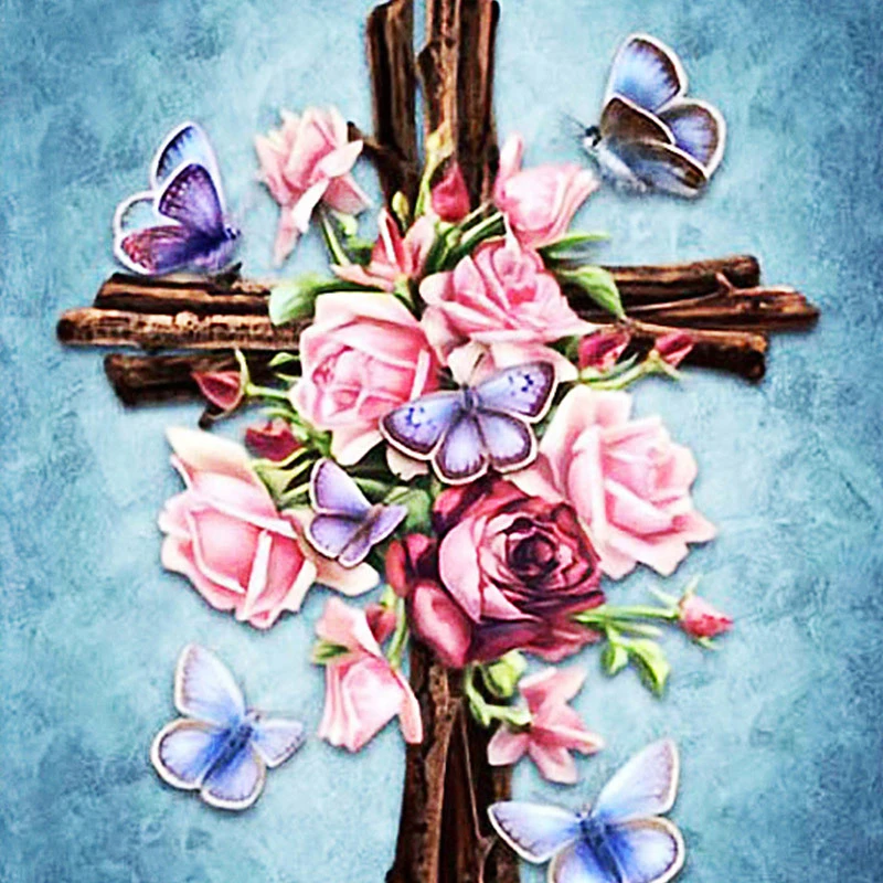 Round 5D DIY Full Drill Diamond Painting Butterflies in Love with Flowers Cross Embroidery Cross Stitch Decorative Painting
Round 5D DIY Full Drill Diamond Painting Butterflies in Love with Flowers Cross Embroidery Cross Stitch Decorative Painting