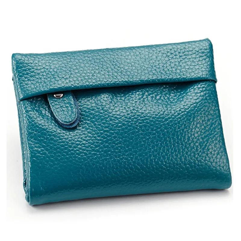2018 New Genuine Cow Leather Short Design Large Capacity Women's Wallet Purse Female Wallets with Zipper Coin Bag Card Holder | Багаж и