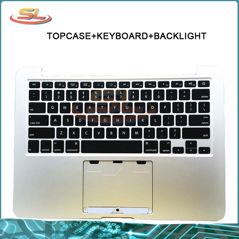 Оригинальный Новый чехол TopCase Для MacBook Pro 13 "A1502 с клавиатурой и подсветкой US UK FR