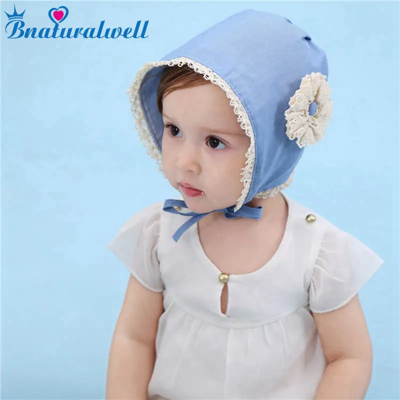 Bnaturalwell Baby bonnet Infant girls blue hat with flower Sunbonnet Baby Spring Christening hat Handmade Toddler Sun Hat H056
Bnaturalwell Baby bonnet Infant girls blue hat with flower Sunbonnet Baby Spring Christening hat Handmade Toddler Sun Hat H056
