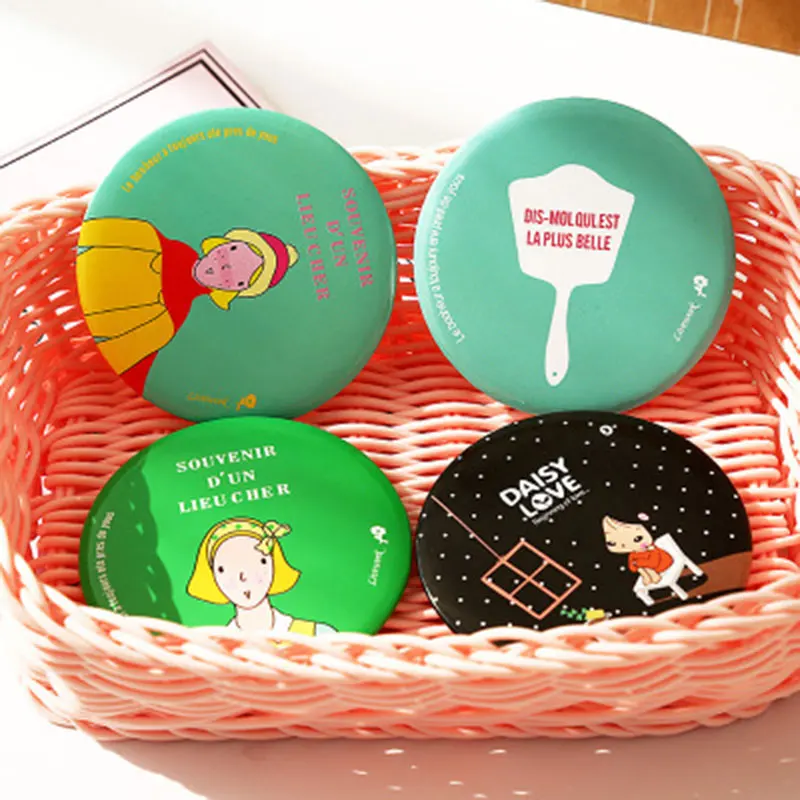4pcs Cartoon Portable Small Mirror Cute Girls Makeup Mirror Pocket Mirror For Beauty Tools
4pcs Cartoon Portable Small Mirror Cute Girls Makeup Mirror Pocket Mirror For Beauty Tools