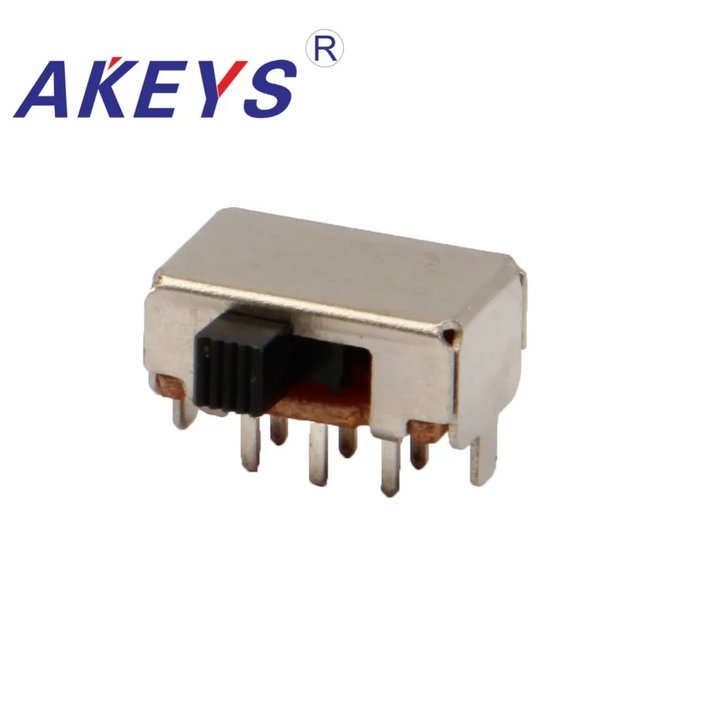 SK-22F18 2P2T Double pole double throw slide switch side insert 6 pin big current with 2 fixed pin SK-22F14
SK-22F18 2P2T Double pole double throw slide switch side insert 6 pin big current with 2 fixed pin SK-22F14