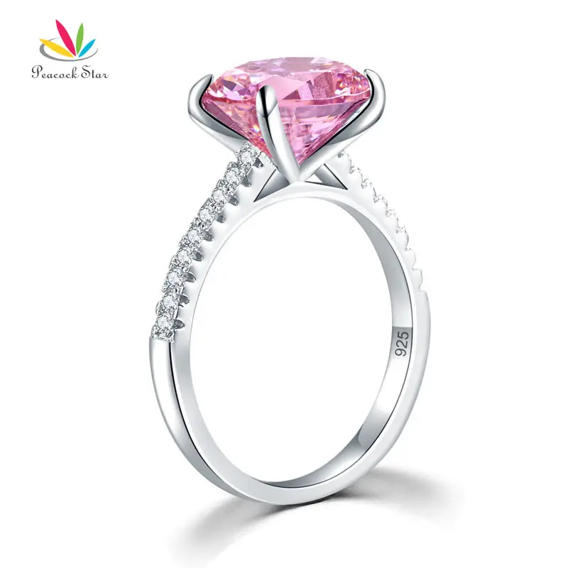 Peacock Star Solid 925 Sterling Silver Ring 4 Carat Fancy Pink Oval Cut Luxury Jewelry CFR8302
Peacock Star Solid 925 Sterling Silver Ring 4 Carat Fancy Pink Oval Cut Luxury Jewelry CFR8302