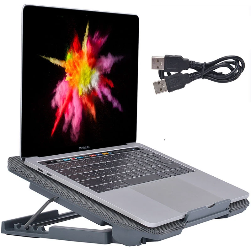 11-17 inch Laptop Cooler USB Fan Cooling Pad 2 Fans Notebook Adjustable Holder Cooler for Macbook Lenovo Xiaomi Laptop Stand
11-17 inch Laptop Cooler USB Fan Cooling Pad 2 Fans Notebook Adjustable Holder Cooler for Macbook Lenovo Xiaomi Laptop Stand