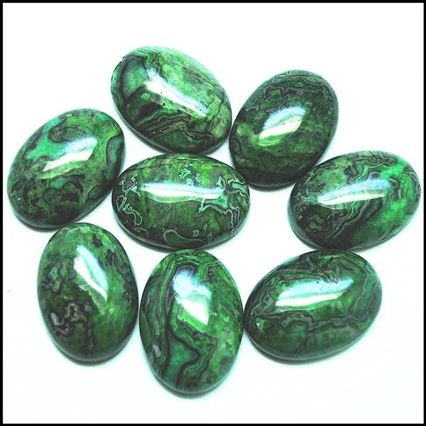 10pcs nature green semi precious stone cabochons natural stone oval shape 18x25mm stone cabs no holes diy beads findings 
10pcs nature green semi precious stone cabochons natural stone oval shape 18x25mm stone cabs no holes diy beads findings