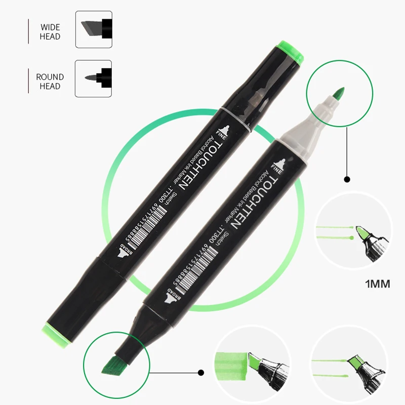 30/40/60/80/168 Drawing Pen Set Brush Markers Alcoholic Oily Based Ink Art Markers for Manga Dual Headed Sketch Art Supplies
30/40/60/80/168 Drawing Pen Set Brush Markers Alcoholic Oily Based Ink Art Markers for Manga Dual Headed Sketch Art Supplies