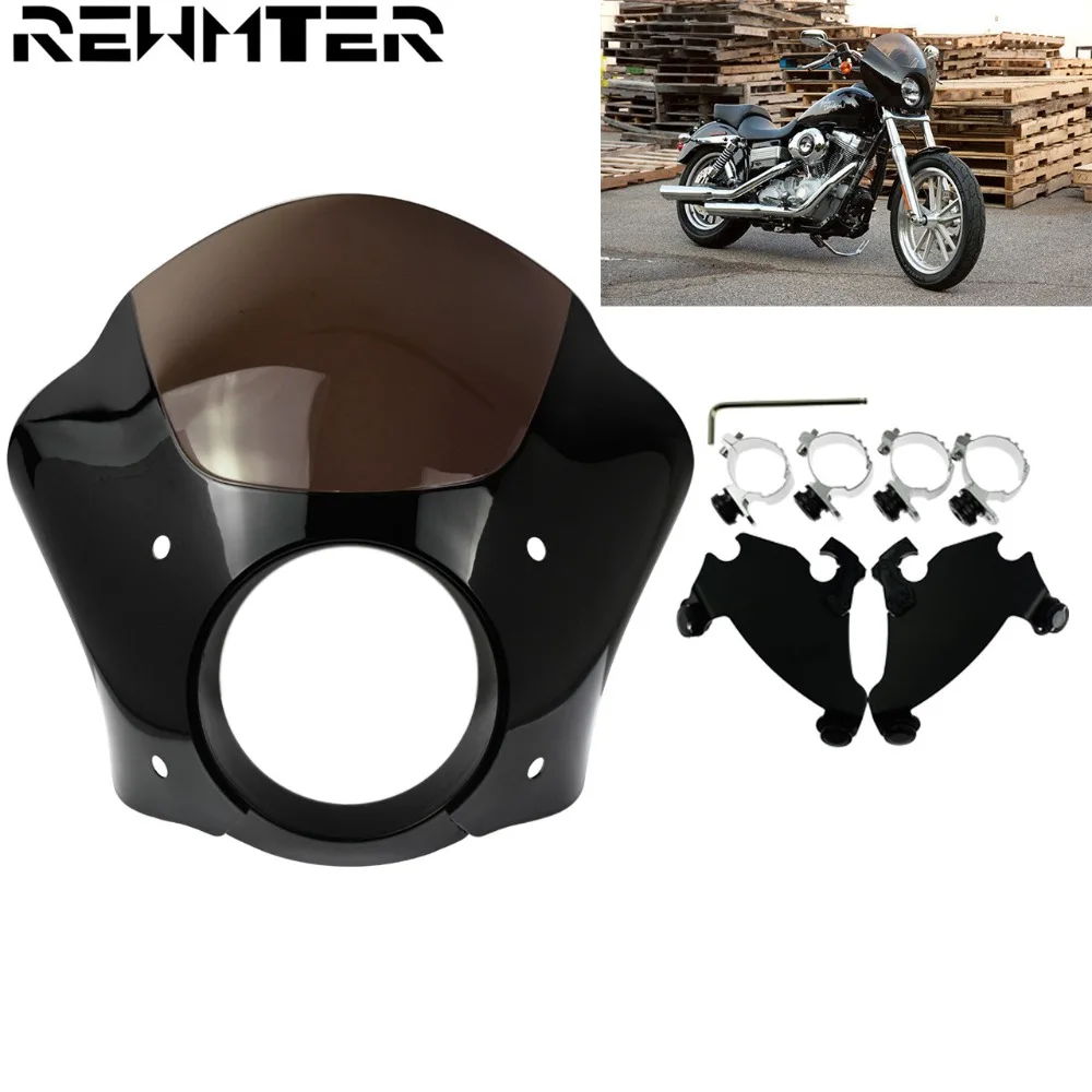 Motorcycle Gauntlet Headlight Fairing 39mm Lock Mount Kit Set Black For Harley Cafe Racer Sportster XL 883 1200 Iron Custom
Motorcycle Gauntlet Headlight Fairing 39mm Lock Mount Kit Set Black For Harley Cafe Racer Sportster XL 883 1200 Iron Custom