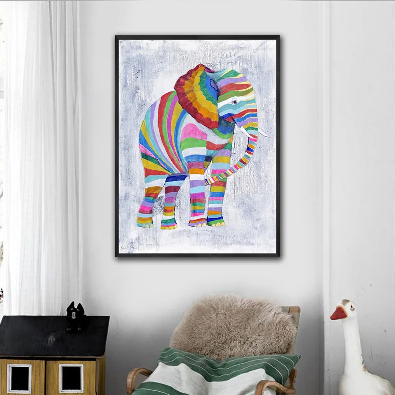 GoldLife Colorful Elephant Canvas Painting Wild Animals Wall Art Poster Prints for Living Room Decorative Pictures
GoldLife Colorful Elephant Canvas Painting Wild Animals Wall Art Poster Prints for Living Room Decorative Pictures