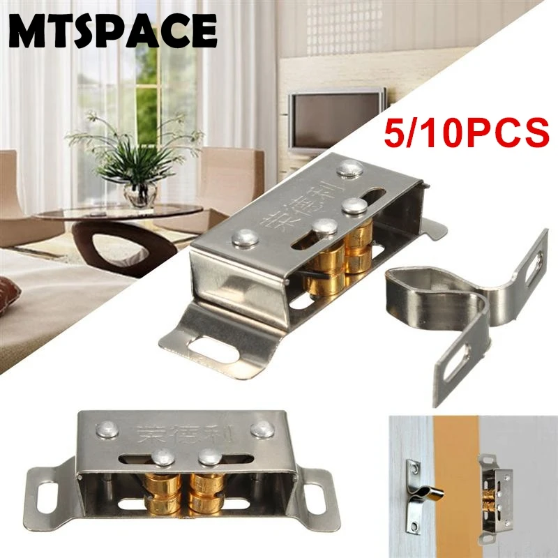 MTSPACE 5/10pcs Stainless Steel Catch Stopper for Cupboard Cabinet Kitchen Door Latch Hardware Stainless Steel Cabinet Catch
MTSPACE 5/10pcs Stainless Steel Catch Stopper for Cupboard Cabinet Kitchen Door Latch Hardware Stainless Steel Cabinet Catch