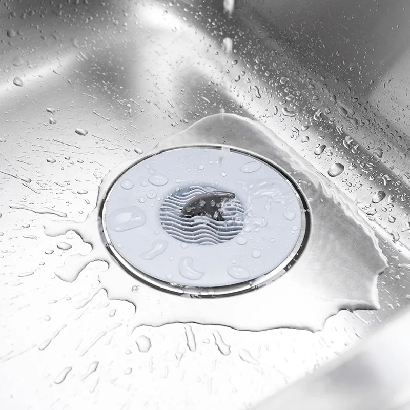 Kitchen Sink Shark Drain Silicone Hair Catcher Bathroom Stopper Strainers Shower Cover Basin Sink Filters Floor Drain
Kitchen Sink Shark Drain Silicone Hair Catcher Bathroom Stopper Strainers Shower Cover Basin Sink Filters Floor Drain