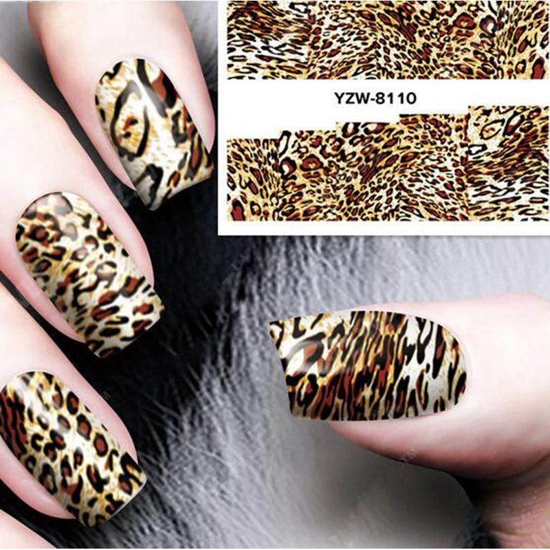 New Fahion 1 Sheet Water Transfor Nail Art Sticker Leopard Designs Stickers For Nail Art Adhesive Nail Sticker Beauty Nail Decal
New Fahion 1 Sheet Water Transfor Nail Art Sticker Leopard Designs Stickers For Nail Art Adhesive Nail Sticker Beauty Nail Decal
