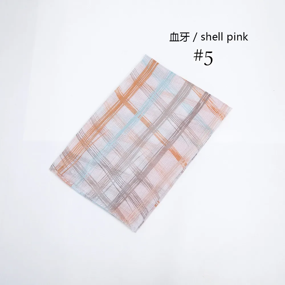 NEW natural design grid pattern shawl fashion plaid hijab luxury women scarves shawls brand soft muffler islamic hijabs
NEW natural design grid pattern shawl fashion plaid hijab luxury women scarves shawls brand soft muffler islamic hijabs