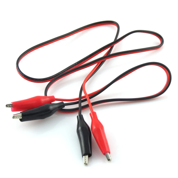 Crocodile folder double-headed alligator clip test line red and black 2-wire 4 clip 2 turn 2 line about 1 meter
Crocodile folder double-headed alligator clip test line red and black 2-wire 4 clip 2 turn 2 line about 1 meter
