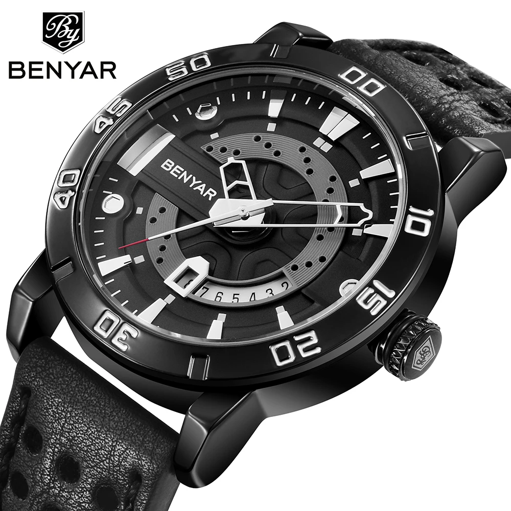 BENYAR 2019 New Casual Fashion Simple Quartz Watches Men Calendar Waterproof Top Luxury Brand Male Wrist Watch Relogio Masculino
BENYAR 2019 New Casual Fashion Simple Quartz Watches Men Calendar Waterproof Top Luxury Brand Male Wrist Watch Relogio Masculino
