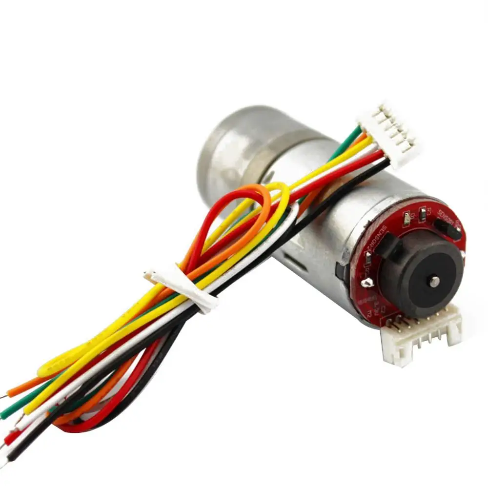 DC 6V 12V 165-350RPM 25GA Encoder Motor Reducer Carbon Brush Gear Motor DC Gear Motor for DIY Models Spare Parts
DC 6V 12V 165-350RPM 25GA Encoder Motor Reducer Carbon Brush Gear Motor DC Gear Motor for DIY Models Spare Parts