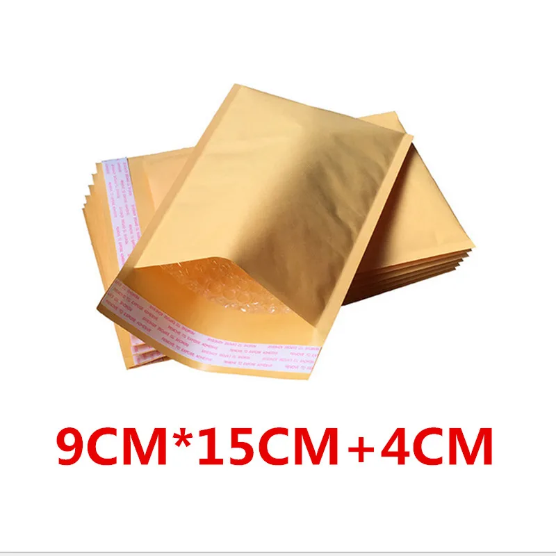 100pcs 9X15cm 3.5"x5.9" Small Manufacturer Kraft bags bubble mailers padded envelopes paper mailer MAILING bag
100pcs 9X15cm 3.5"x5.9" Small Manufacturer Kraft bags bubble mailers padded envelopes paper mailer MAILING bag