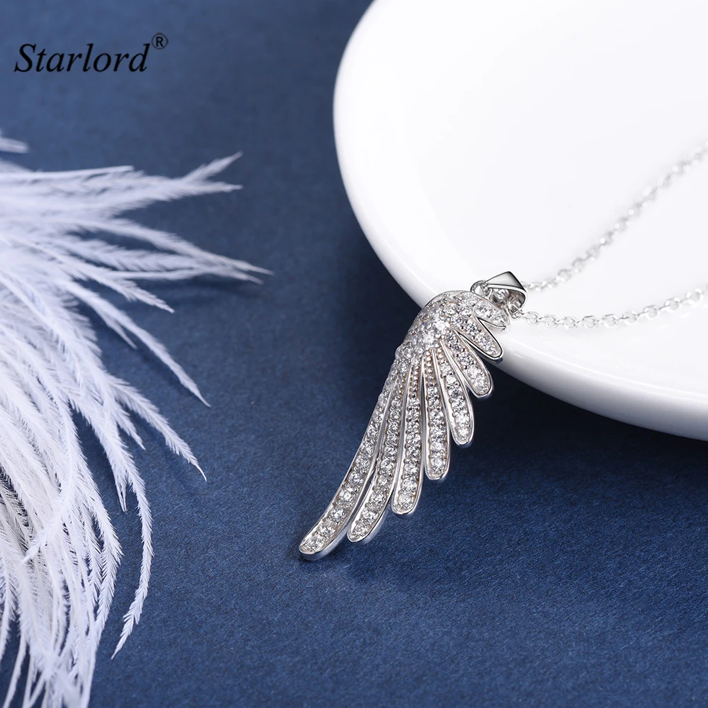 Silver Angel Wing Necklace For Women/Girls 925 Sterling Silver AAA Cubic Zirconia Guardian Angel Necklace Gift For Her P6044B
Silver Angel Wing Necklace For Women/Girls 925 Sterling Silver AAA Cubic Zirconia Guardian Angel Necklace Gift For Her P6044B