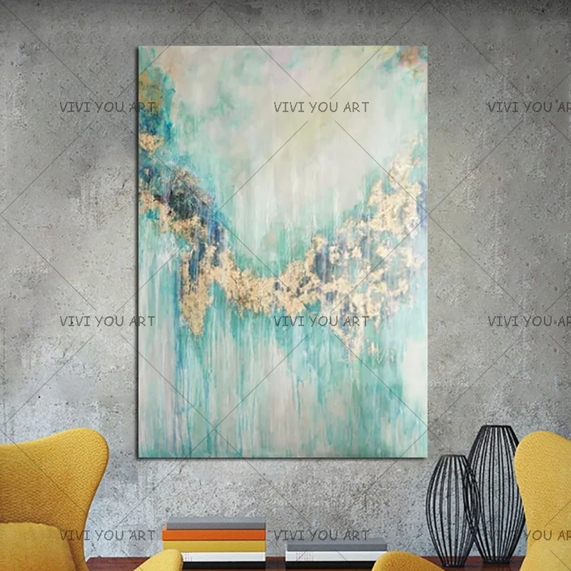 Fashion Wall Art Painting High Quality Abstract Blue and Golden Oil Painting Hand-painted Abstract Abstract Modern Oil Painting
Fashion Wall Art Painting High Quality Abstract Blue and Golden Oil Painting Hand-painted Abstract Abstract Modern Oil Painting