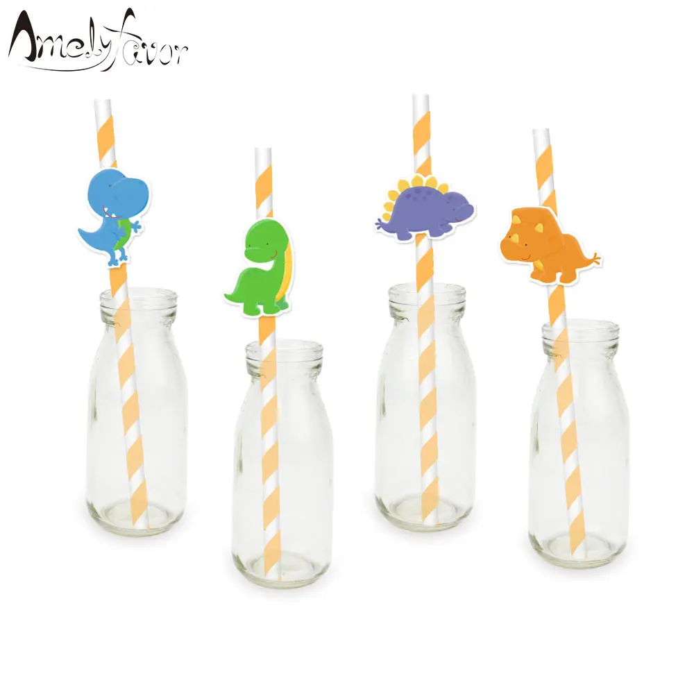 Dinosaur Straw 20PCS Paper Straws Birthday Party Festive Supplies Decoration Paper Drinking Straws Holiday Straws
Dinosaur Straw 20PCS Paper Straws Birthday Party Festive Supplies Decoration Paper Drinking Straws Holiday Straws