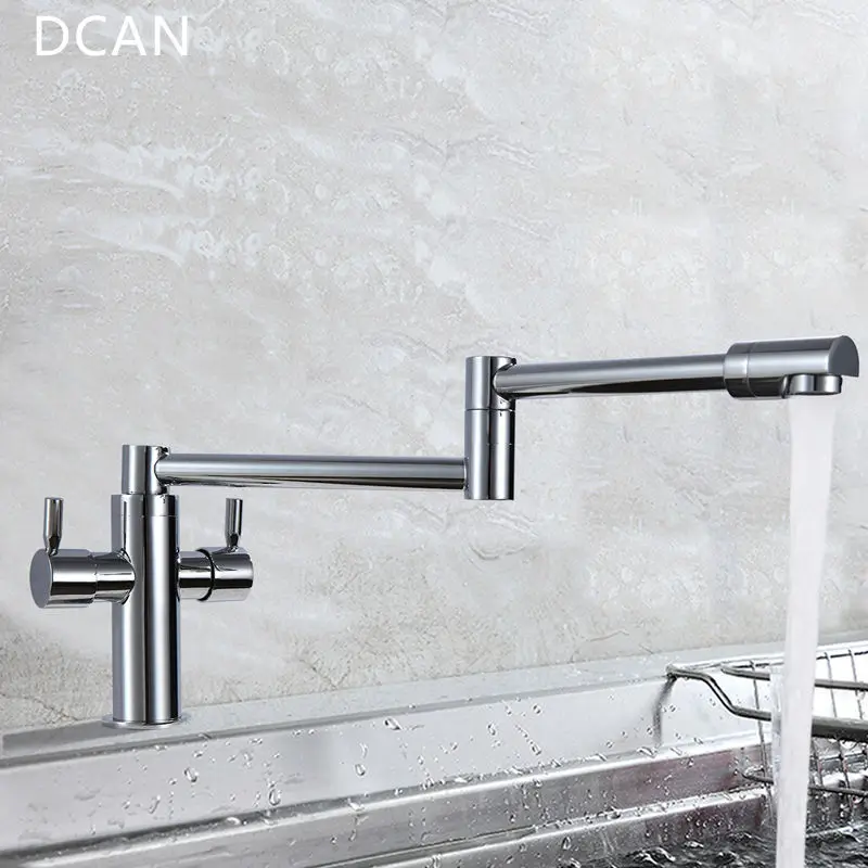 Смесители для кухни раковины с двумя ручками|pot filler faucets|folding faucetkitchen faucet |