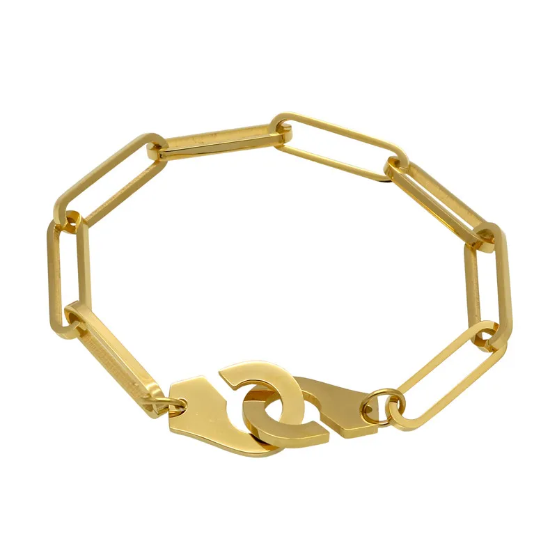 JSBAO 18CM&21CM Men Handcuff Bracelet Stainless Steel Cuff Bracelets Bangle Femme Chain Bracelet For Women Rock Jewelry
JSBAO 18CM&21CM Men Handcuff Bracelet Stainless Steel Cuff Bracelets Bangle Femme Chain Bracelet For Women Rock Jewelry