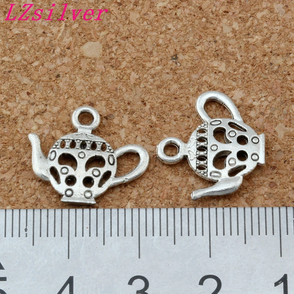 200pcs Zinc alloy metal Double-sided patternTeapot Charm Pendants 18x16mm DIY Jewelry A-141
200pcs Zinc alloy metal Double-sided patternTeapot Charm Pendants 18x16mm DIY Jewelry A-141