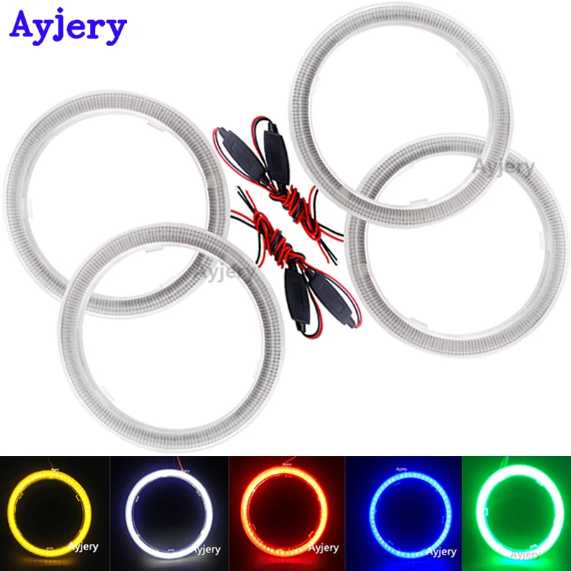 AYJERY 4 PCS 60MM 80MM 120MM 12V DC With Cover Car Halo Rings COB 70mm 90mm 100mm 110mm Angel Eyes Lampshade 5 Colors Day Light
AYJERY 4 PCS 60MM 80MM 120MM 12V DC With Cover Car Halo Rings COB 70mm 90mm 100mm 110mm Angel Eyes Lampshade 5 Colors Day Light
